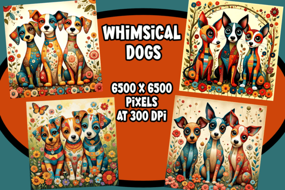 Download Enchanted Paws: Colorful Canine - Premium Bundle