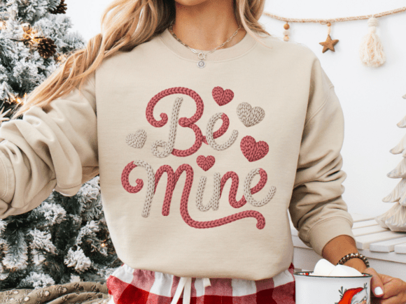 Download Be Mine, Valentines Day Faux Yarn Design - Faux yarn design Collection