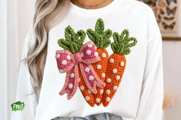 Download Easter Carrots Png, Faux Yarn Design - Faux yarn design Collection