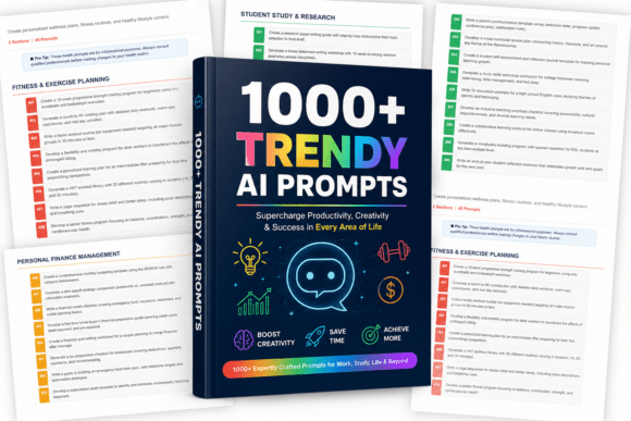 Download 1000+ Trendy AI Prompts - Premium Resources
