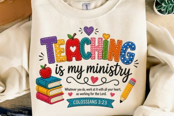 Download Teaching is My Ministry Faux Yarn Design - Faux yarn design Collection