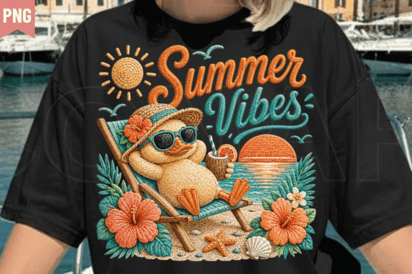 Download Summer Vibes Bear PNG FAUX YARN Design - Faux yarn design Collection