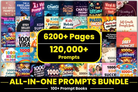 Download 100+ Prompt Books – All-in-One Bundle - Premium Resources